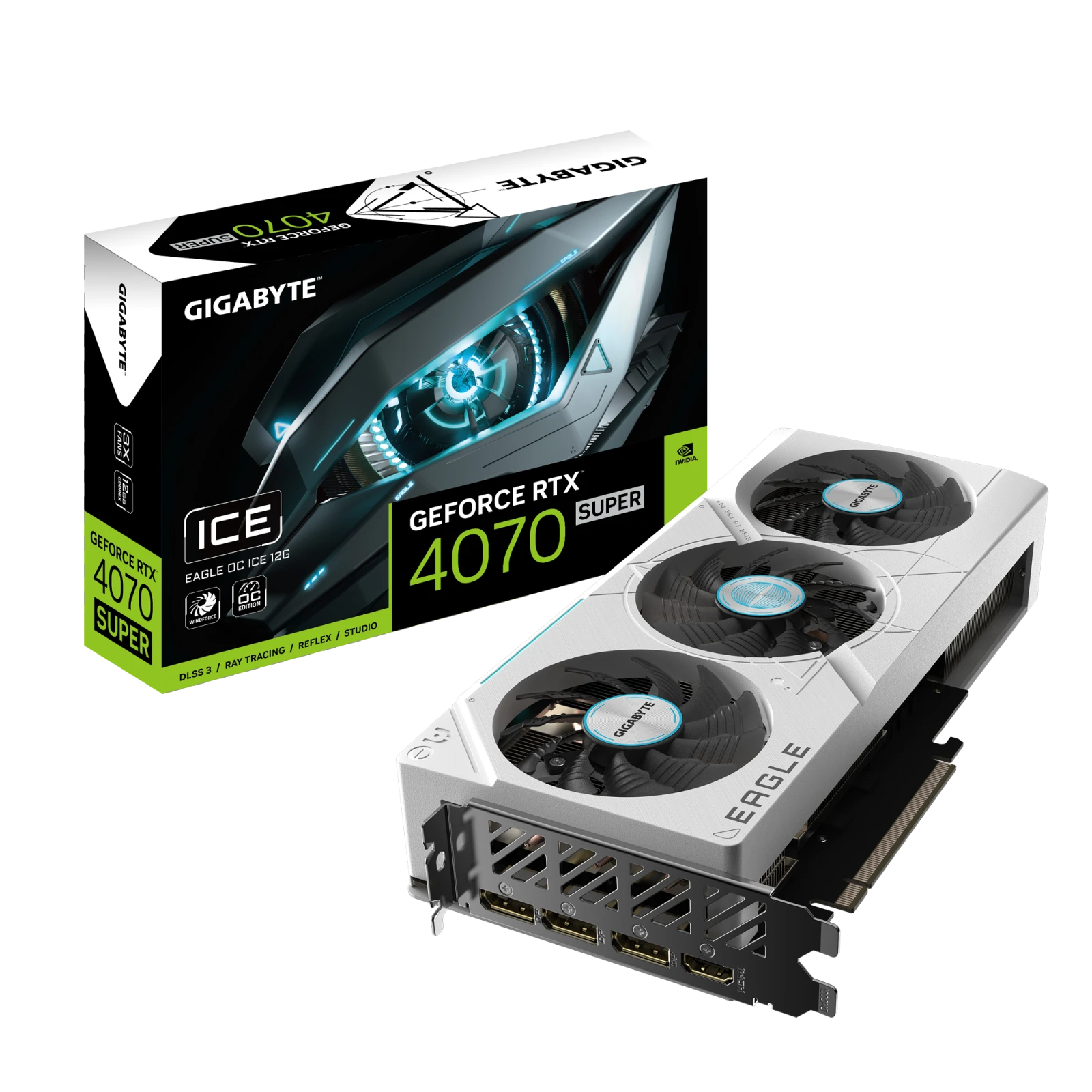 Gigabyte GeForce RTX 4070 SUPER EAGLE OC ICE 12G